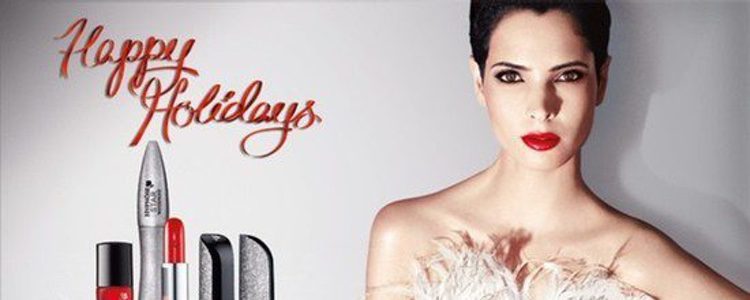 Cartel promocional de 'Happy Holidays 2013' de Lancôme