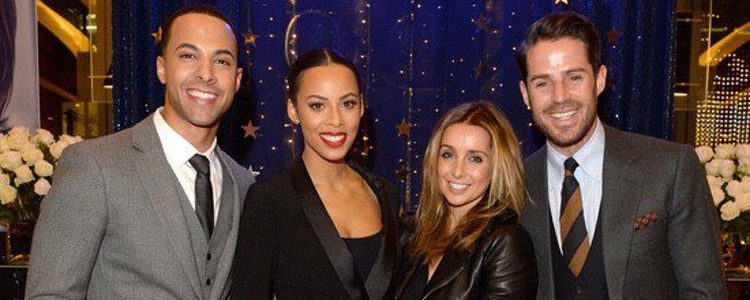 Jamie y Louise Redknapp y Rochelle y Marvin Humes en el evento promocional de la campaña #PANDORAwishes