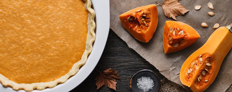 El pastel de calabaza es perfecto para acabar el menú del día de Acción de Gracias