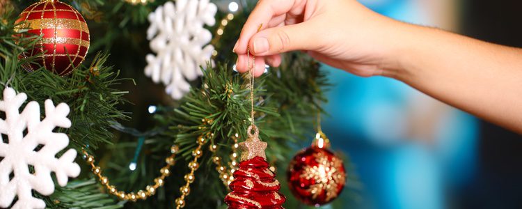 Es importante saber combinar bien los adornos que pones en el árbol