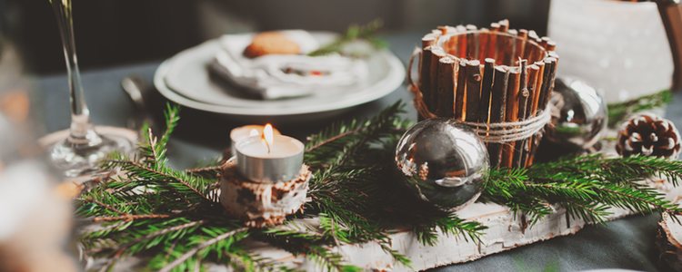 La mesa es uno de los elementos principales de las navidades