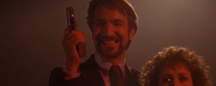 Hans Gruber interpretado por Alan Rickman en 'La jungla de cristal' | Foto: Youtube