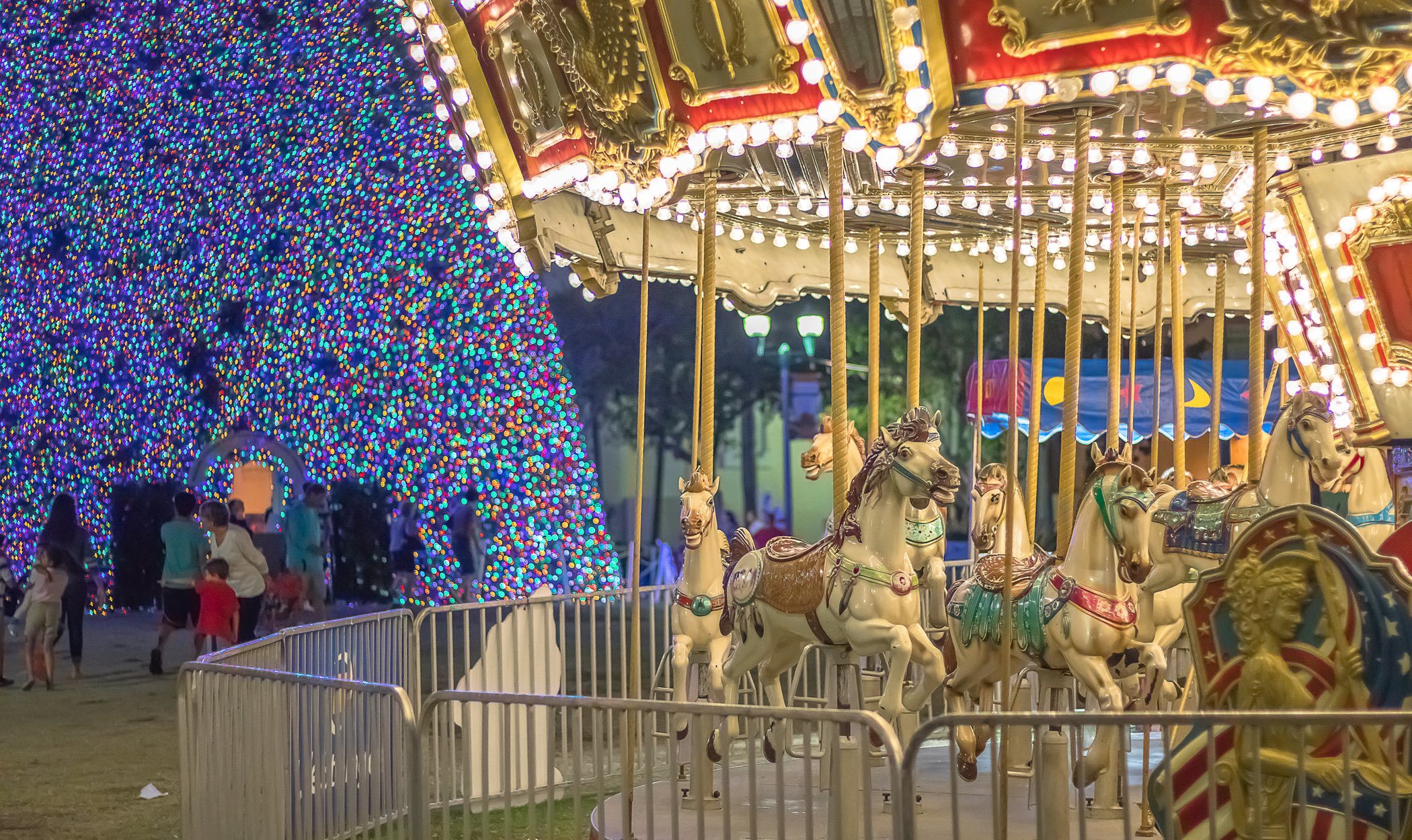 Navidad en los parques de atracciones