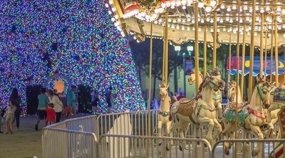 Navidad en los parques de atracciones