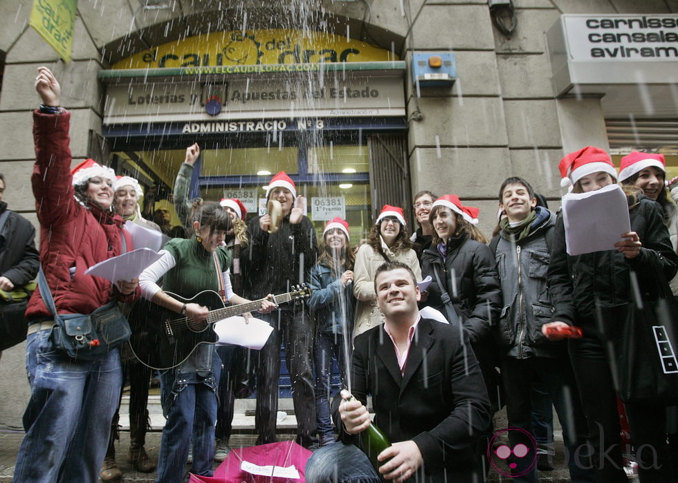 Celebración del sorteo de la Lotería de Navidad