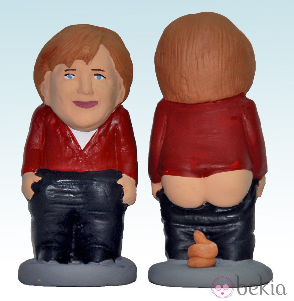 Caganer de Ángela Merkel