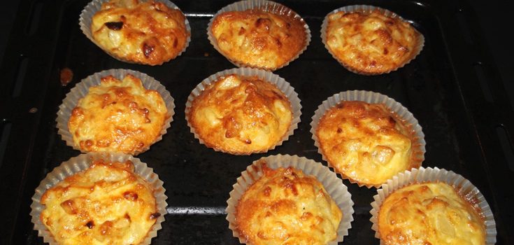 Muffins de tortilla de patata listos para degustar