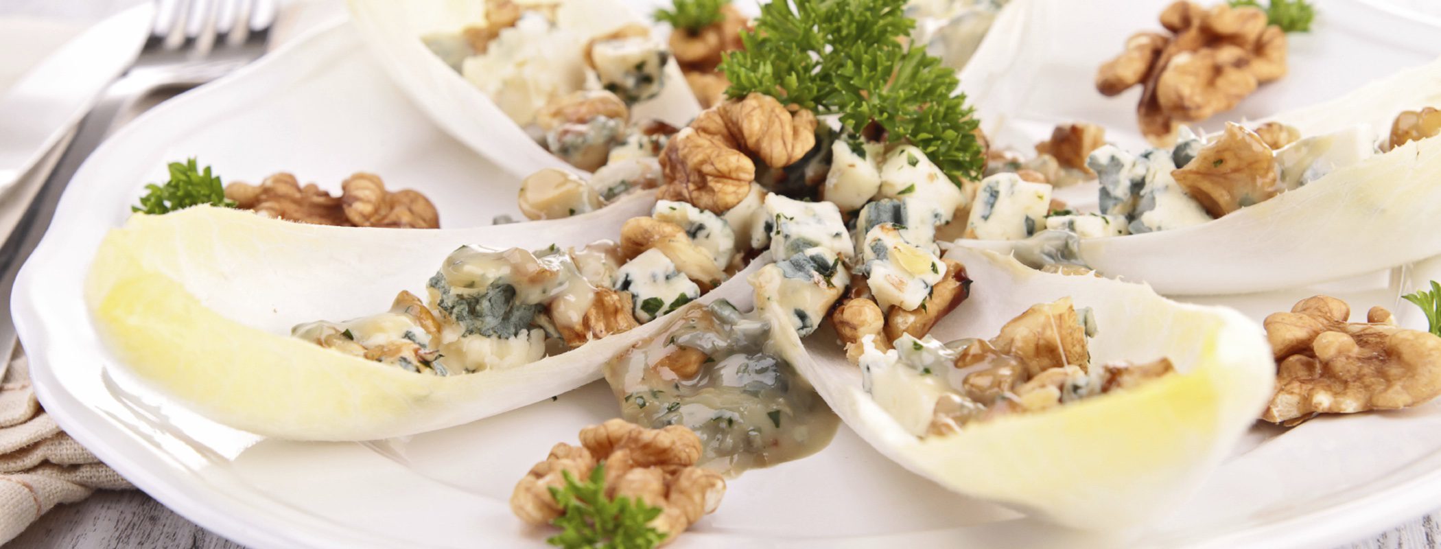 Entrantes de Navidad: Endivias con Roquefort