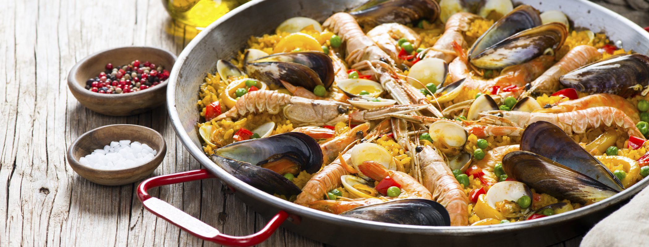 Receta de paella de marisco