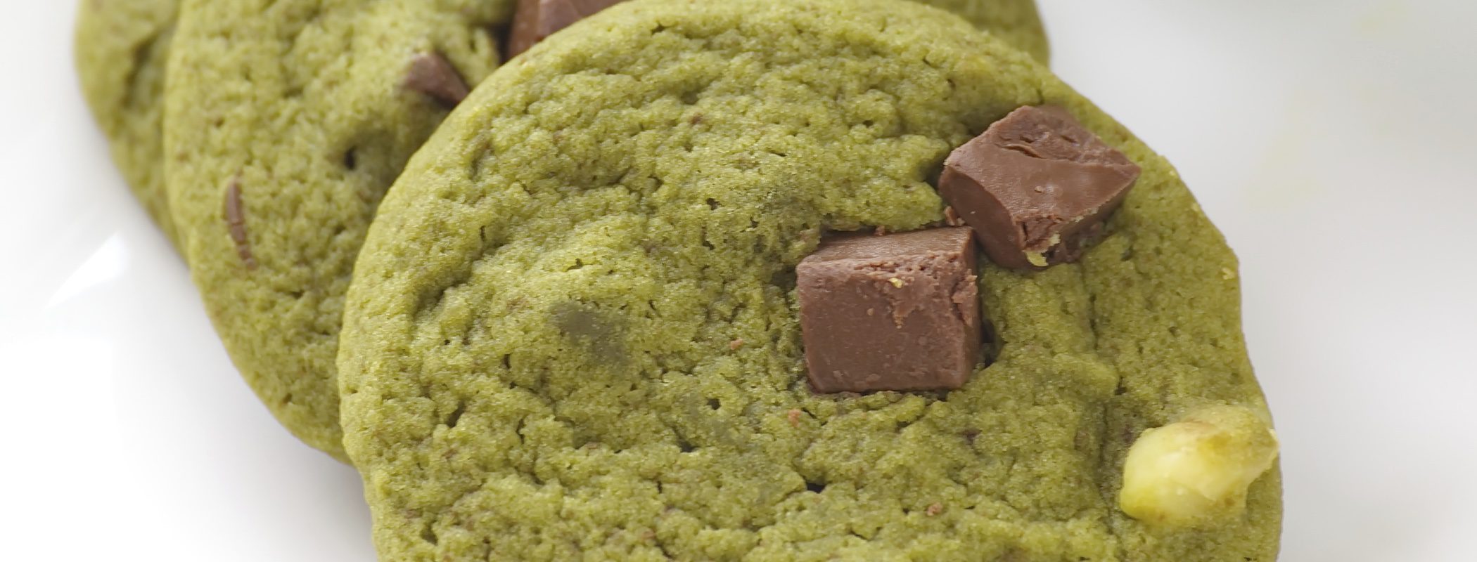 Postres de Navidad: galletas de té verde